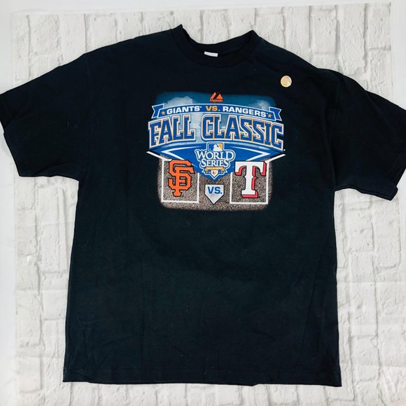 WORLD SERIES San Fransisco Giants Texas Ranger Tee - Picture 4 of 15